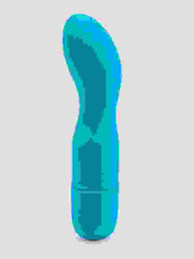 G-Power Extra Quiet Silicone G-Spot Vibrator 4.5 Inch, Blue, hi-res